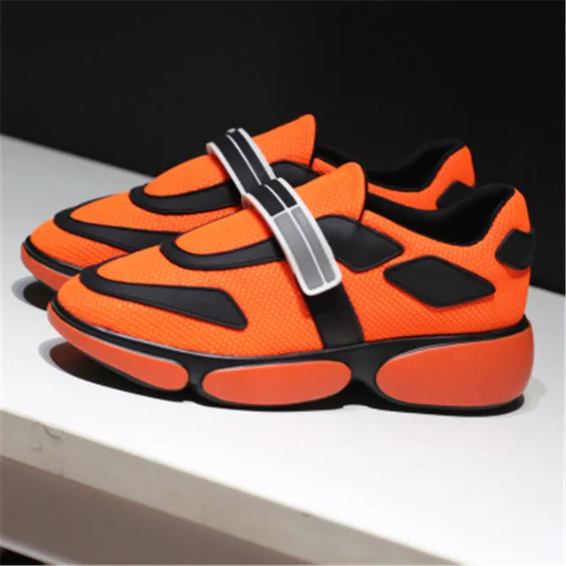 Sneakers Women Zapatos De Mujer Round Toe Increasing shoes Mixed Colors Female Shoes Breathable Leisure Running Sneakers