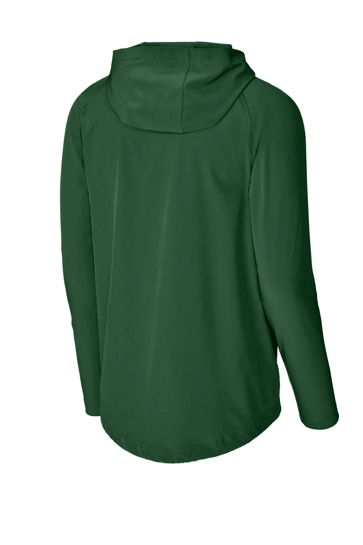 Sport-Tek Repeat 1/2-Zip Long Sleeve Hooded Jacket JST488 Forest Green