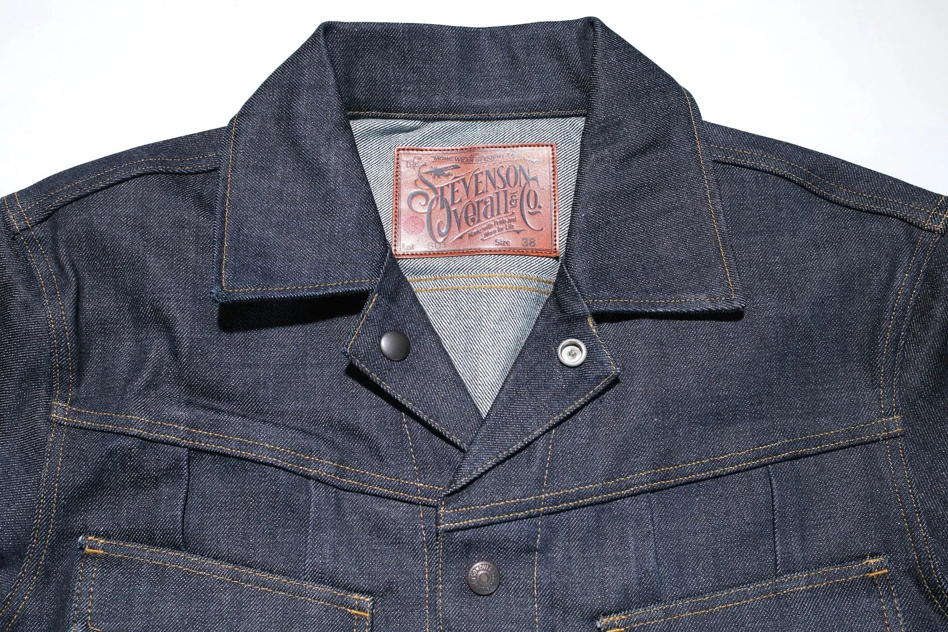 Stevenson Overall Co. 14.5oz 'Maverick Rider' Denim Jacket (Indigo)