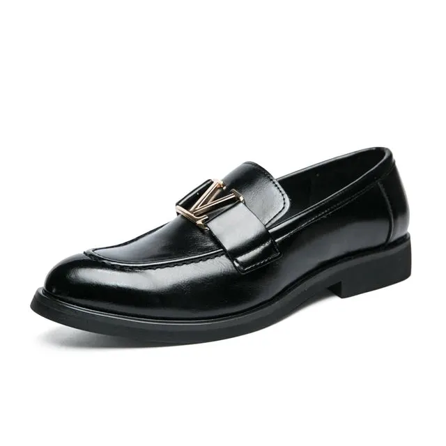 StilMann Herren Lederformale Business-Schuhe
