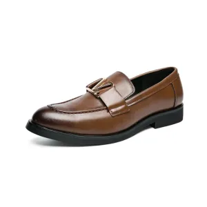 StilMann Herren Lederformale Business-Schuhe