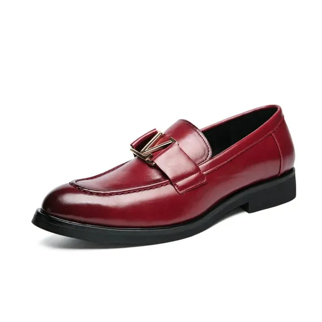 StilMann Herren Lederformale Business-Schuhe