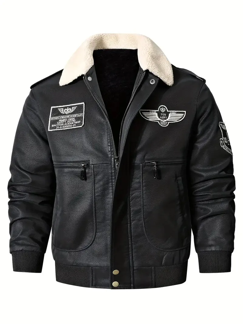 Stilvolle Maverick-Lederjacke für Abenteurer