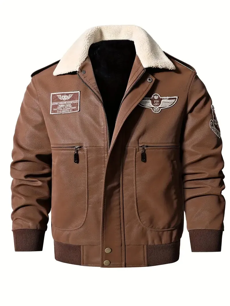 Stilvolle Maverick-Lederjacke für Abenteurer
