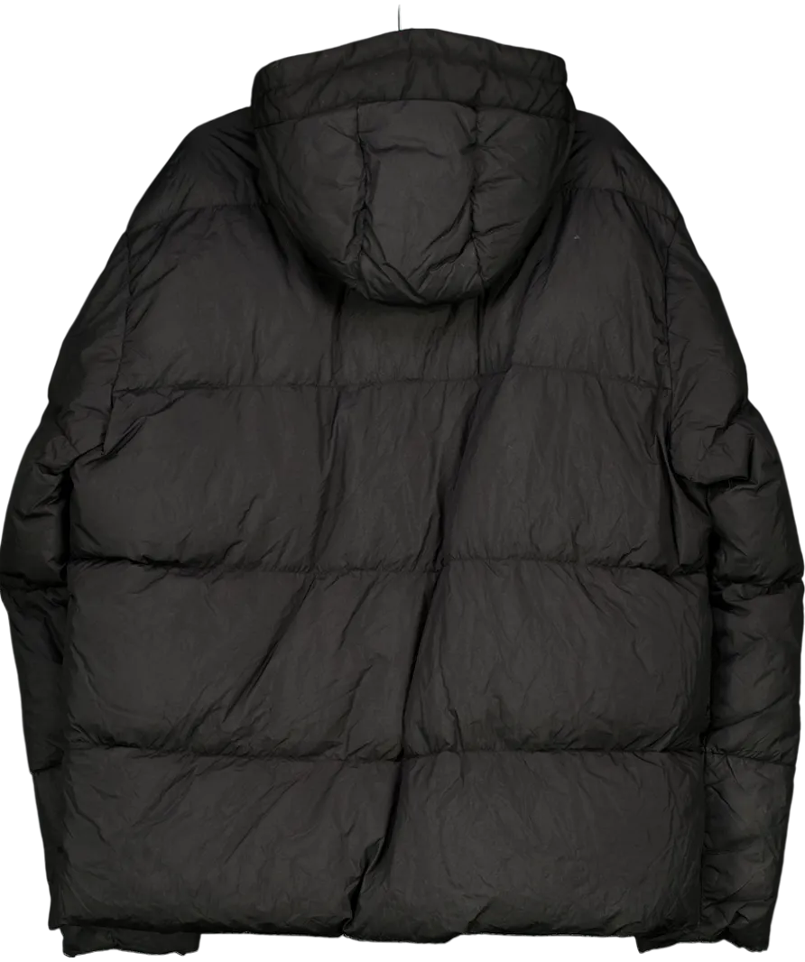 Stone Island Black Hooded Down Jacket UK XXXL