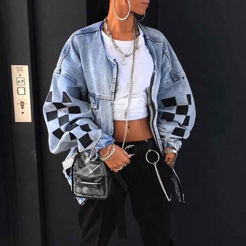 Streewear Hip Hop Coats Jackets Ladies