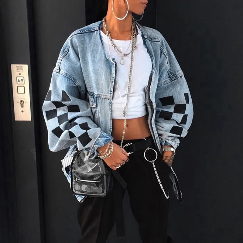Streewear Hip Hop Coats Jackets Ladies