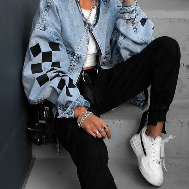 Streewear Hip Hop Coats Jackets Ladies
