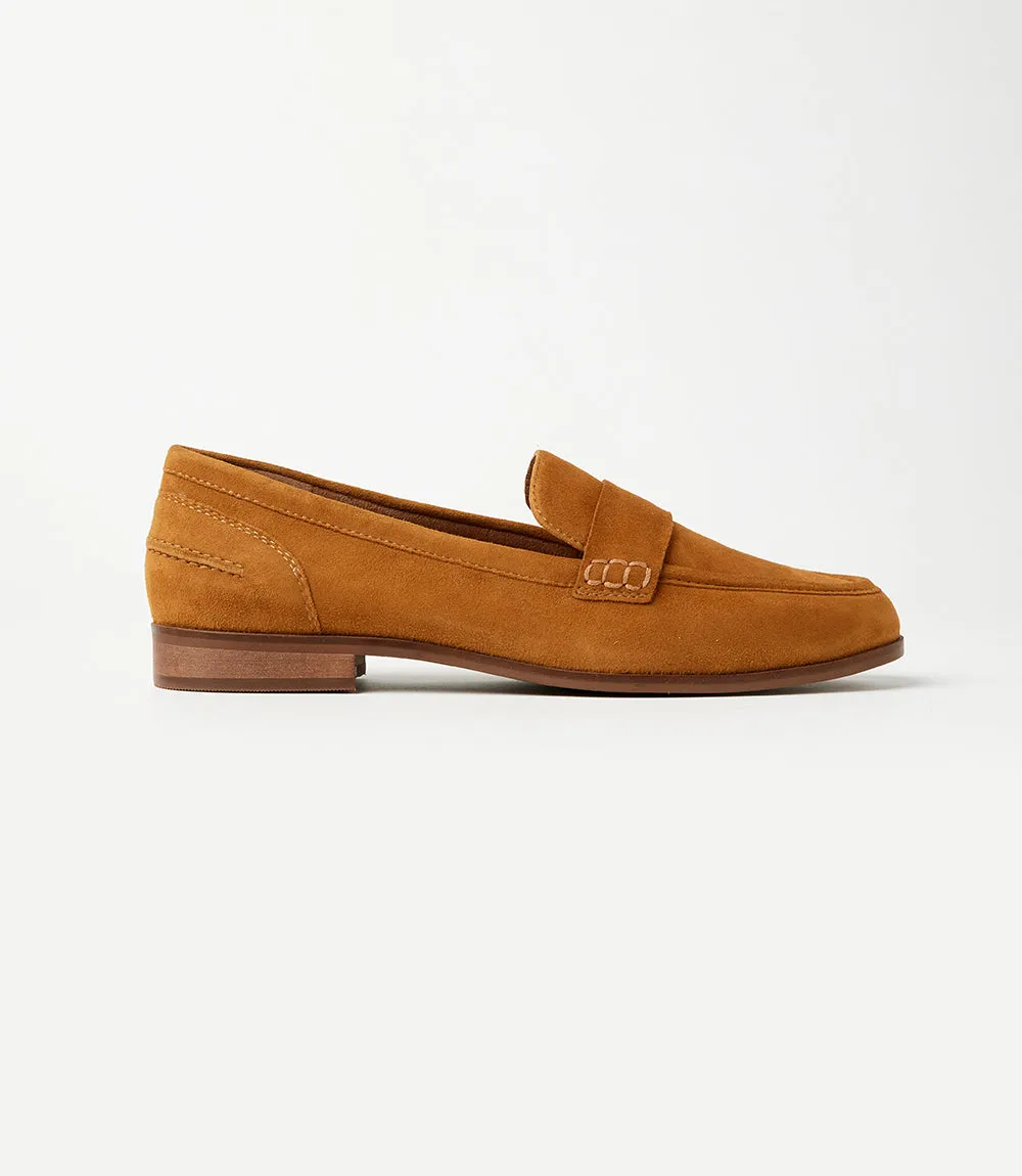 Suede Penny Loafers