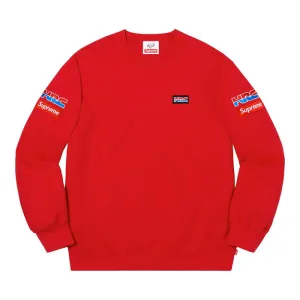 Supreme®/Honda®/Fox® Racing Crewneck- Red