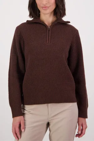 Swanndri Riverside v2 Zip Neck Rib Jumper