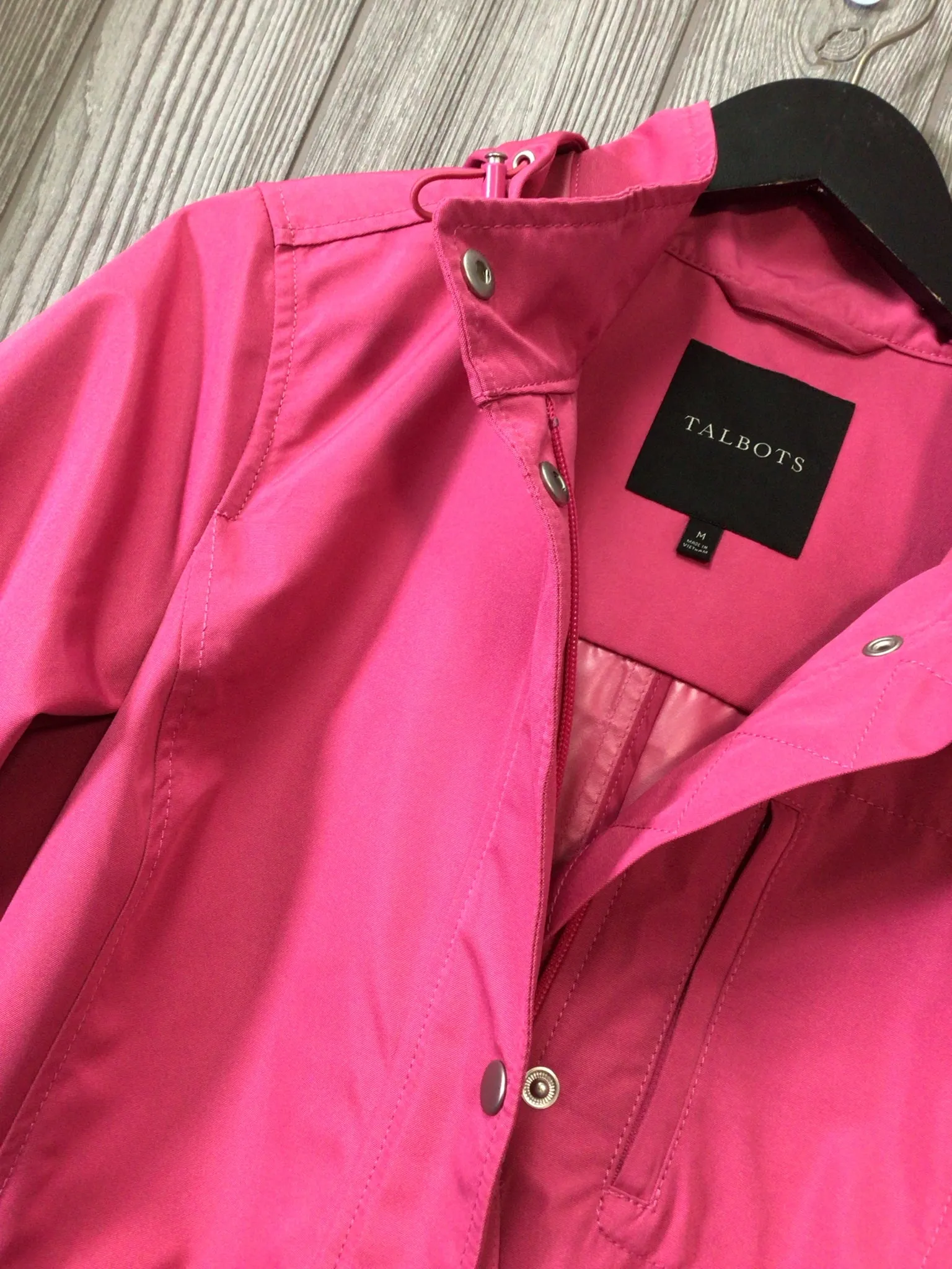 Talbots Windproof Raincoat Size Medium