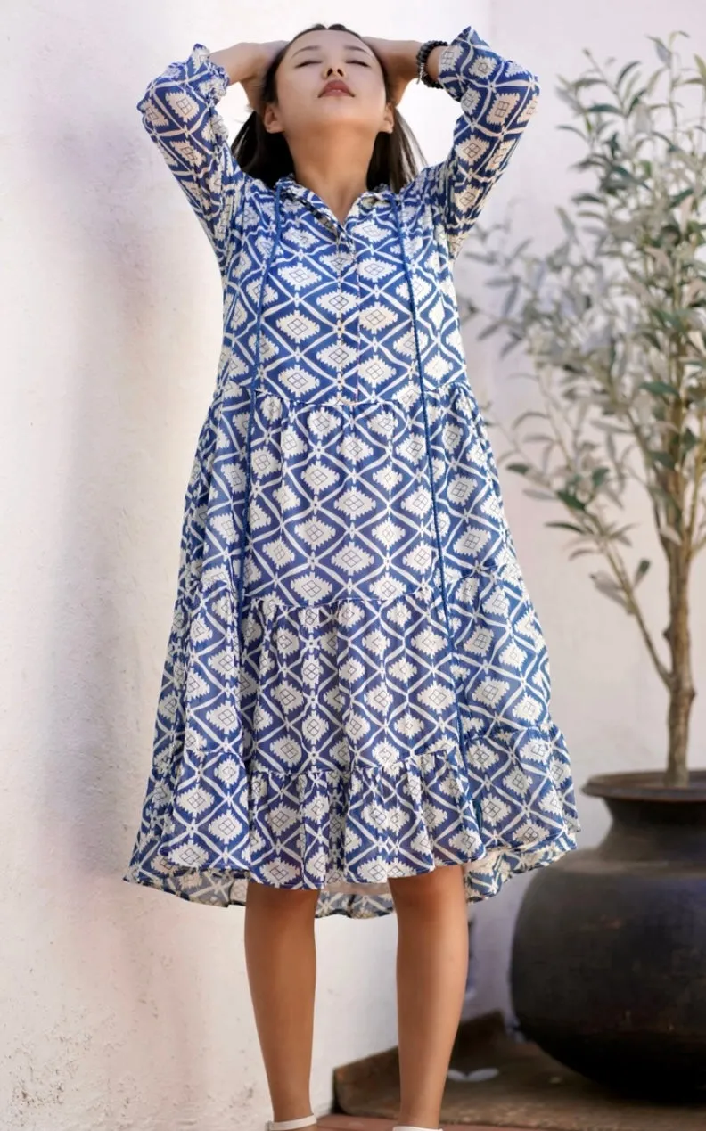 Taylor Dress in Blue