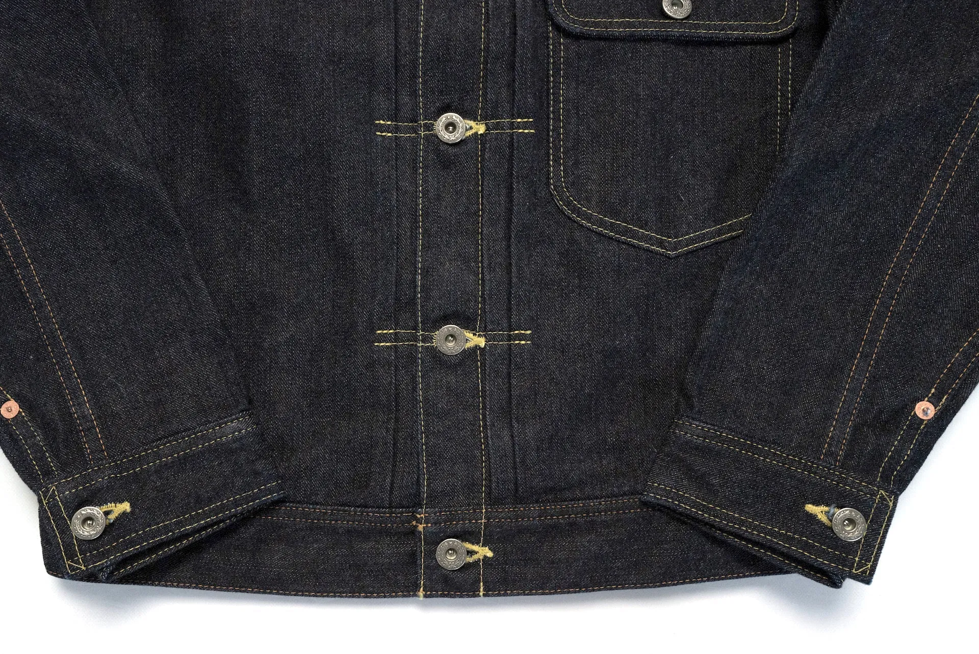 The Flat Head 14.5oz 40s Cowboy Indigo Denim Jacket