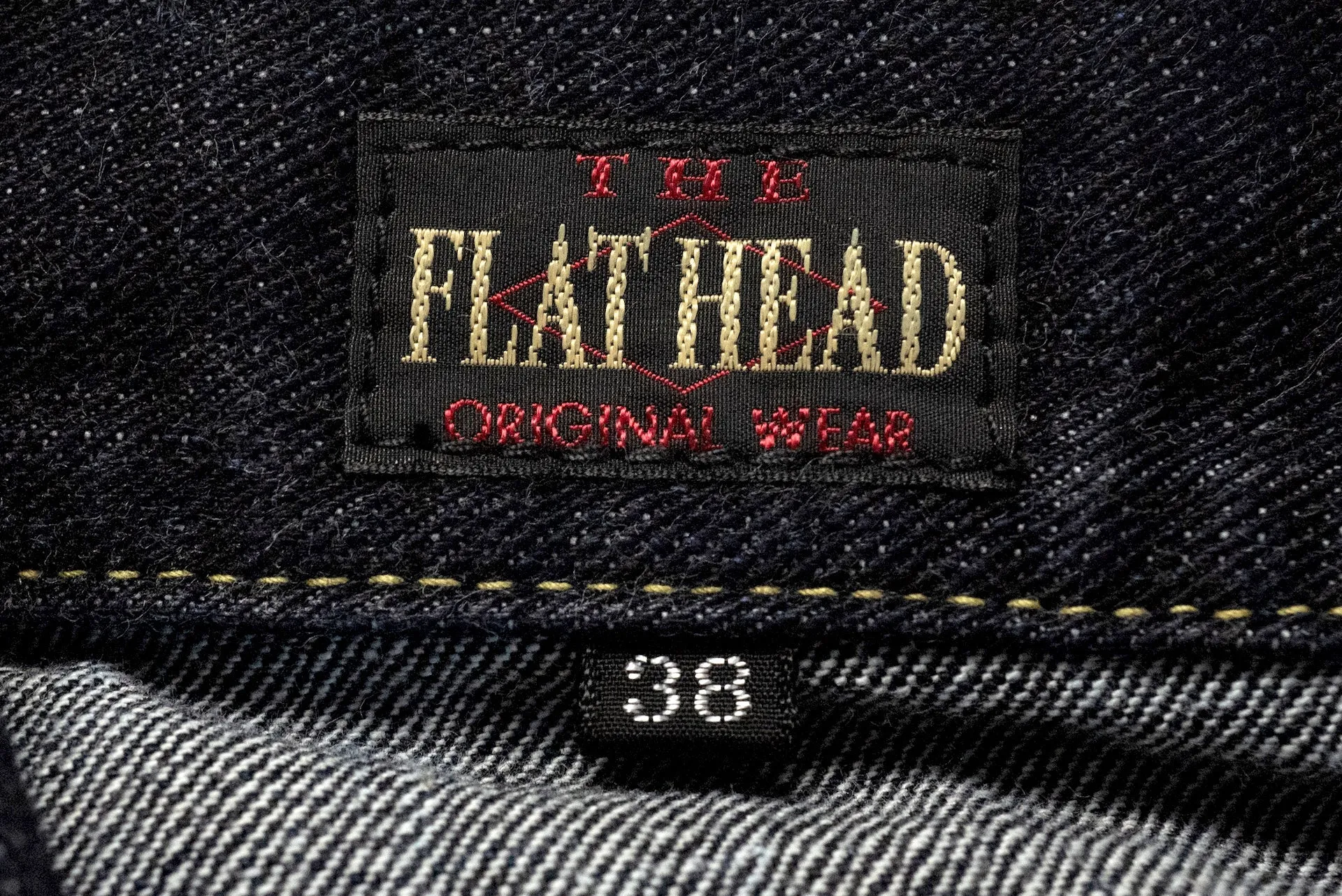 The Flat Head 14.5oz 40s Cowboy Indigo Denim Jacket