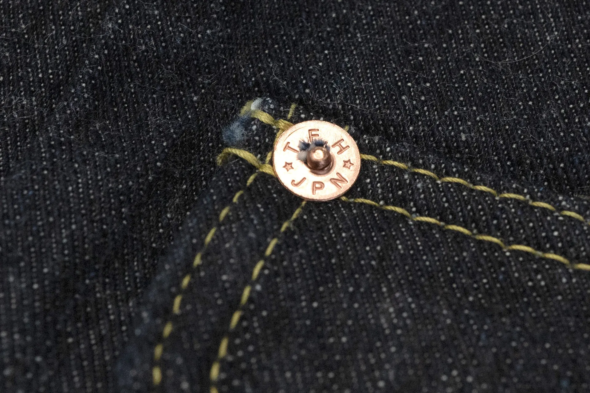 The Flat Head 14.5oz 40s Cowboy Indigo Denim Jacket
