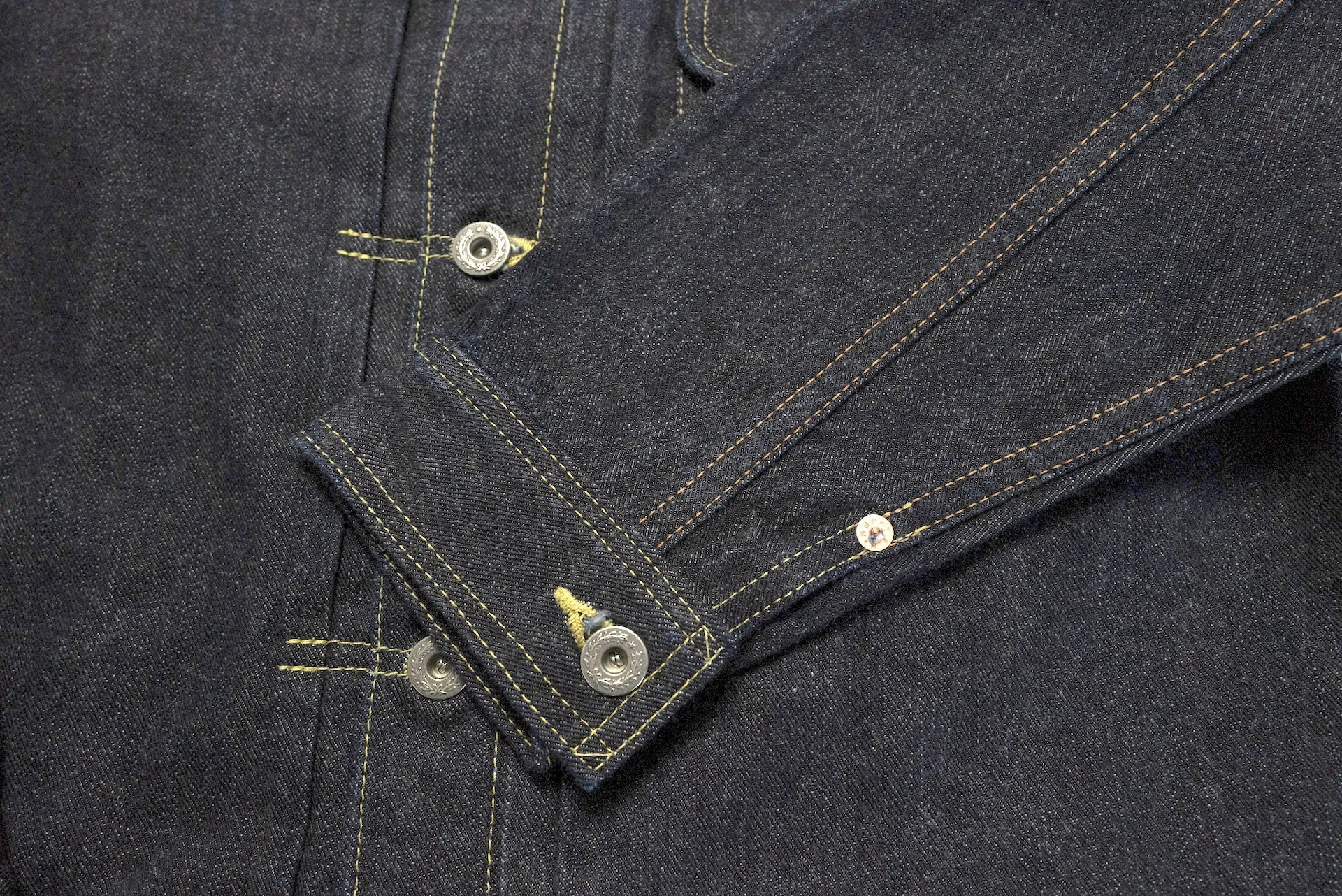 The Flat Head 14.5oz 40s Cowboy Indigo Denim Jacket