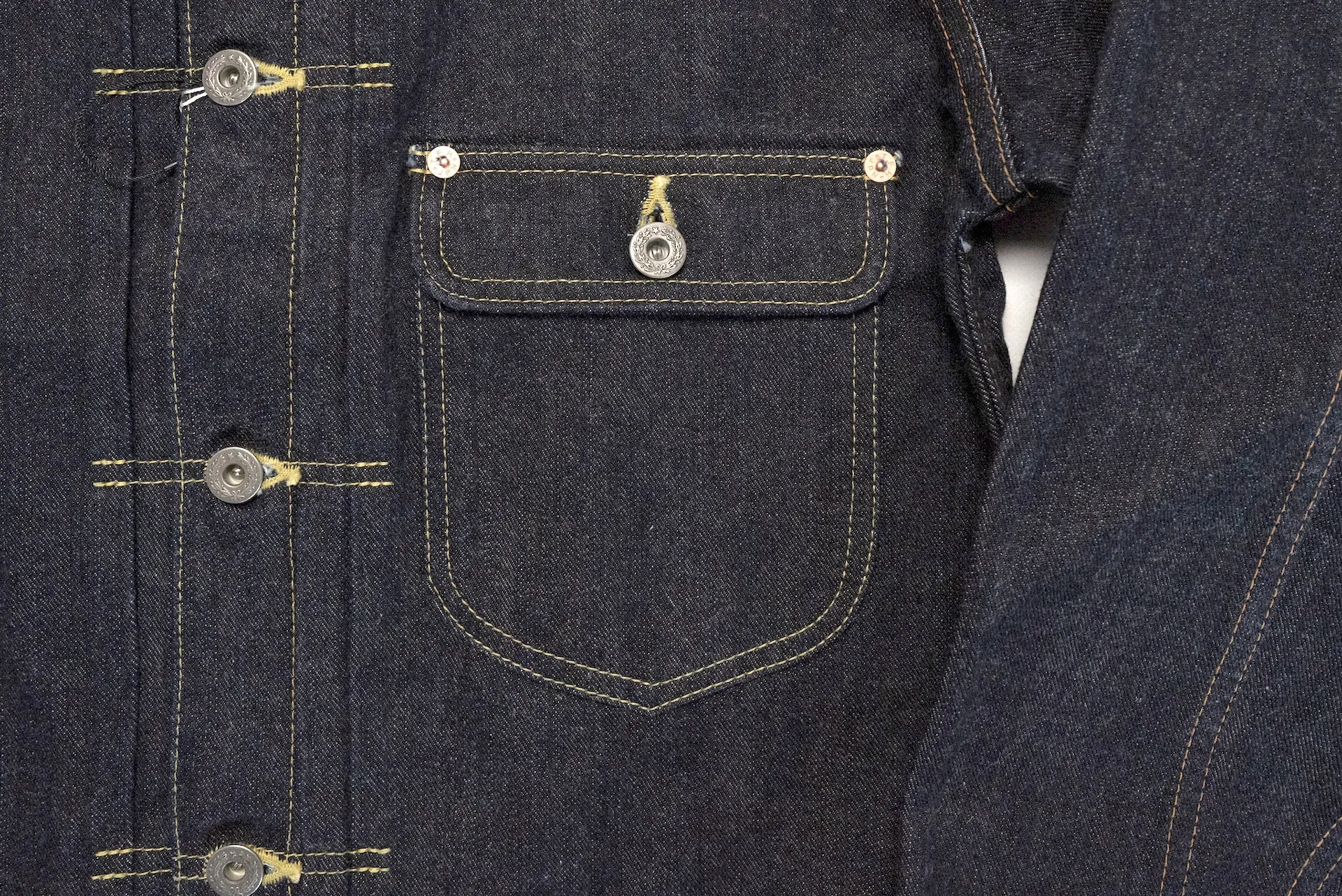 The Flat Head 14.5oz 40s Cowboy Indigo Denim Jacket