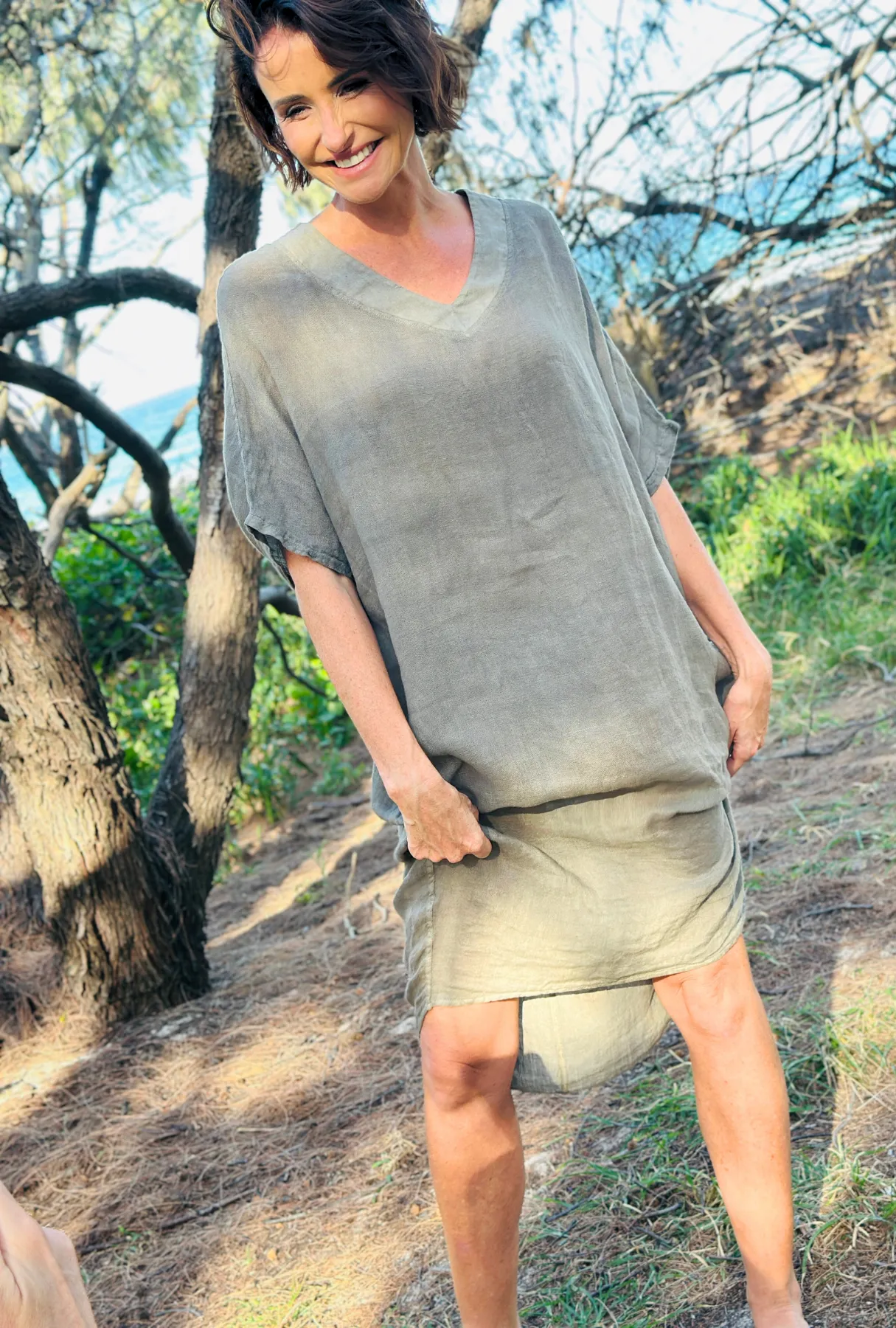The Instant Essential Dress - Stone