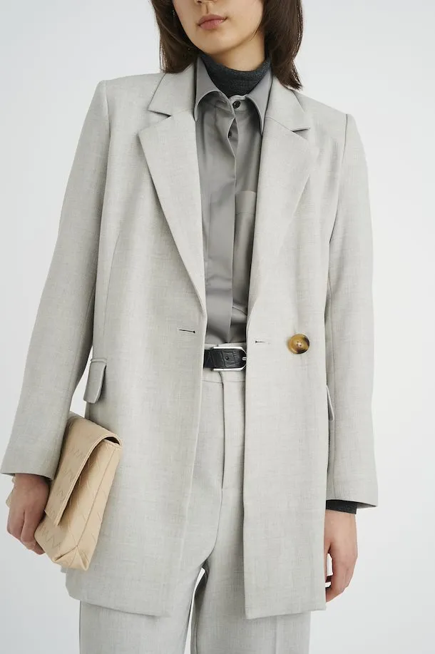 The Wadina Blazer by Inwear - Light Grey Melange