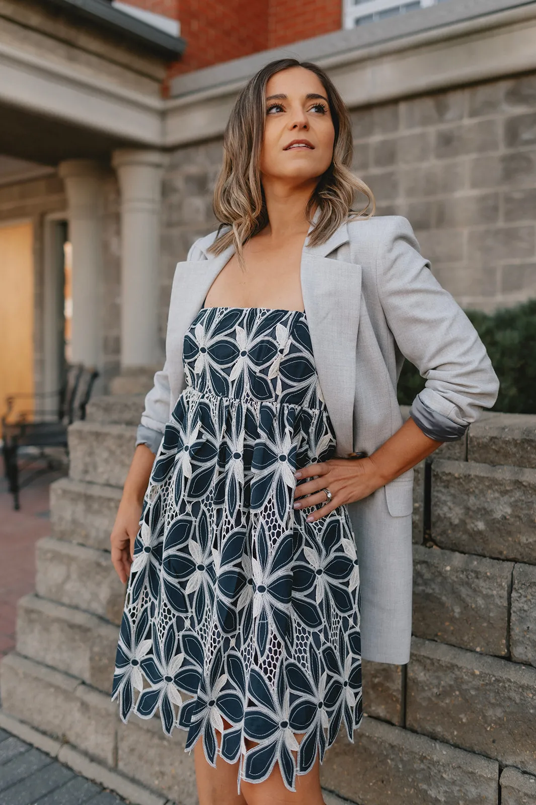 The Wadina Blazer by Inwear - Light Grey Melange