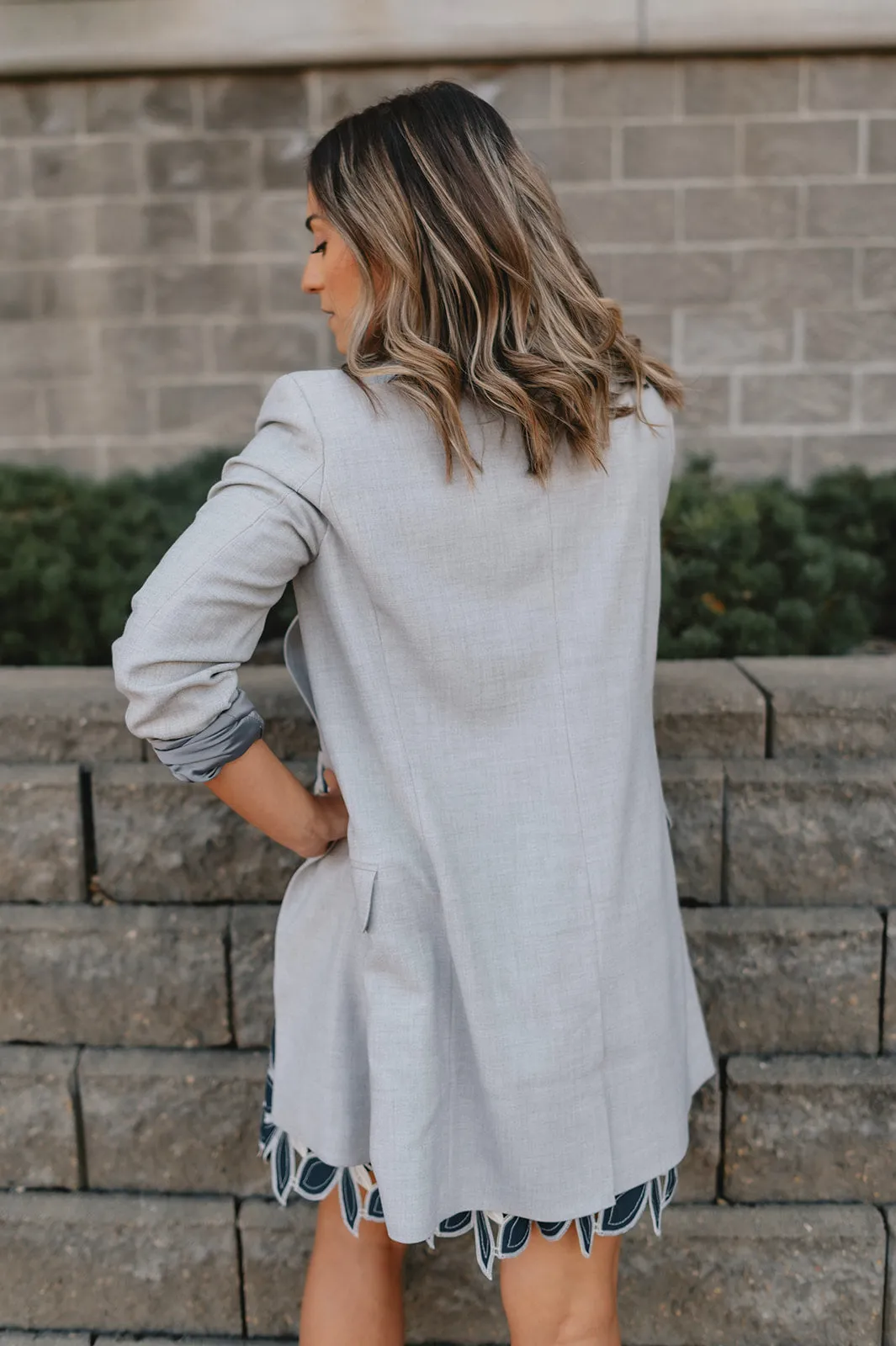 The Wadina Blazer by Inwear - Light Grey Melange