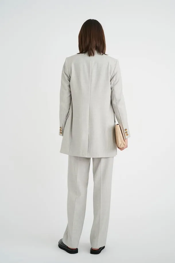 The Wadina Blazer by Inwear - Light Grey Melange