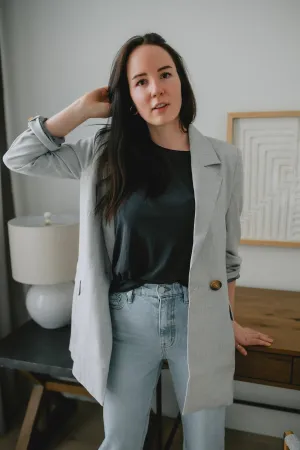 The Wadina Blazer by Inwear - Light Grey Melange