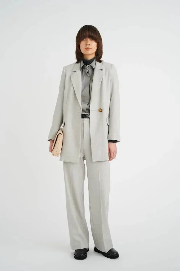 The Wadina Blazer by Inwear - Light Grey Melange