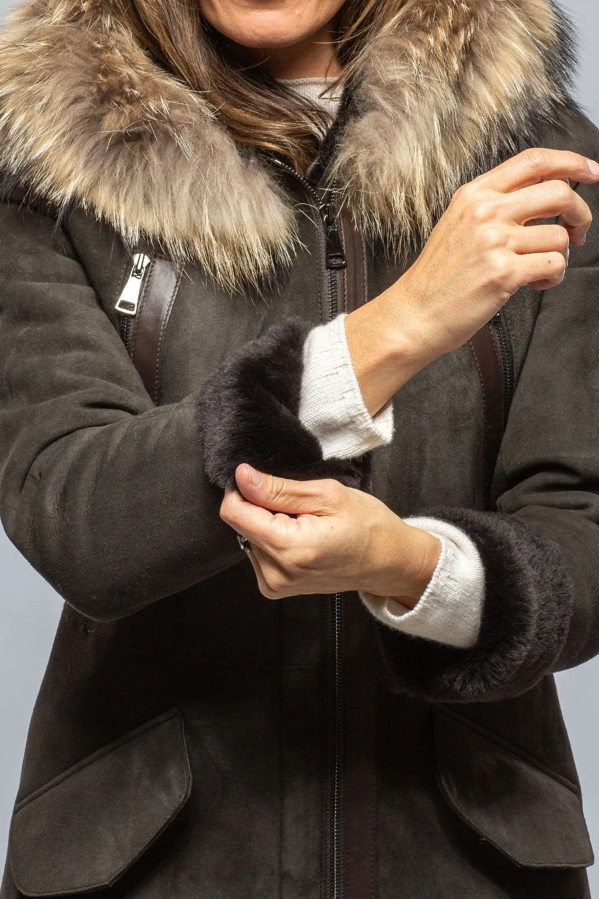 Timber Hooded Shearling Parka