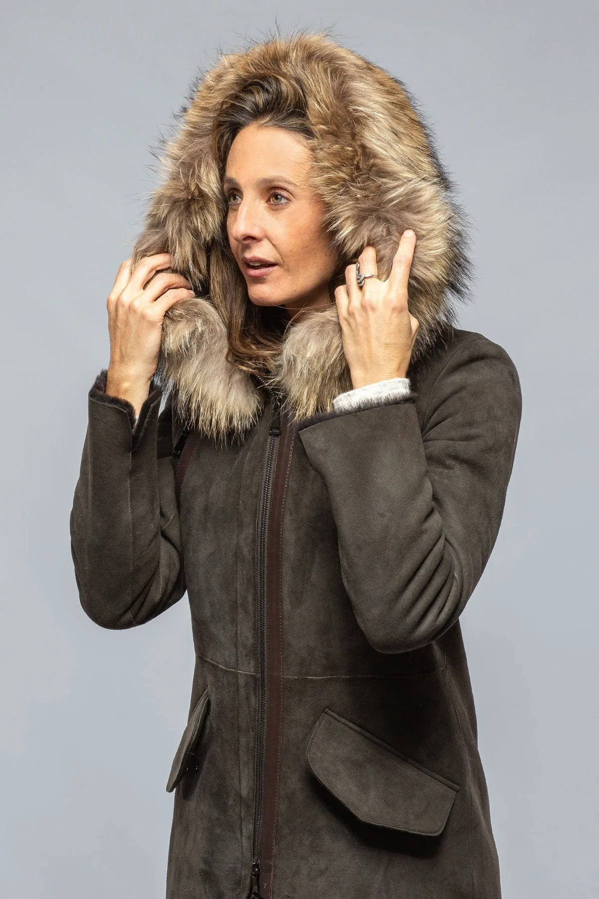 Timber Hooded Shearling Parka