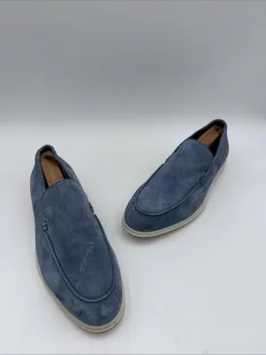 To Boot New York Men’s Cassidy Moc Toe Loafers Sky Blue Suede Size 9.5 - Very Good