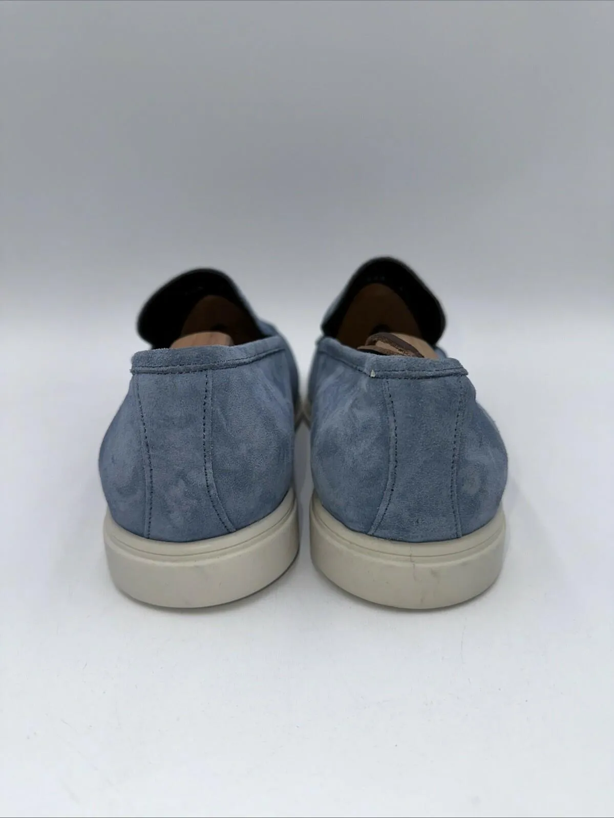 To Boot New York Men’s Cassidy Moc Toe Loafers Sky Blue Suede Size 9.5 - Very Good