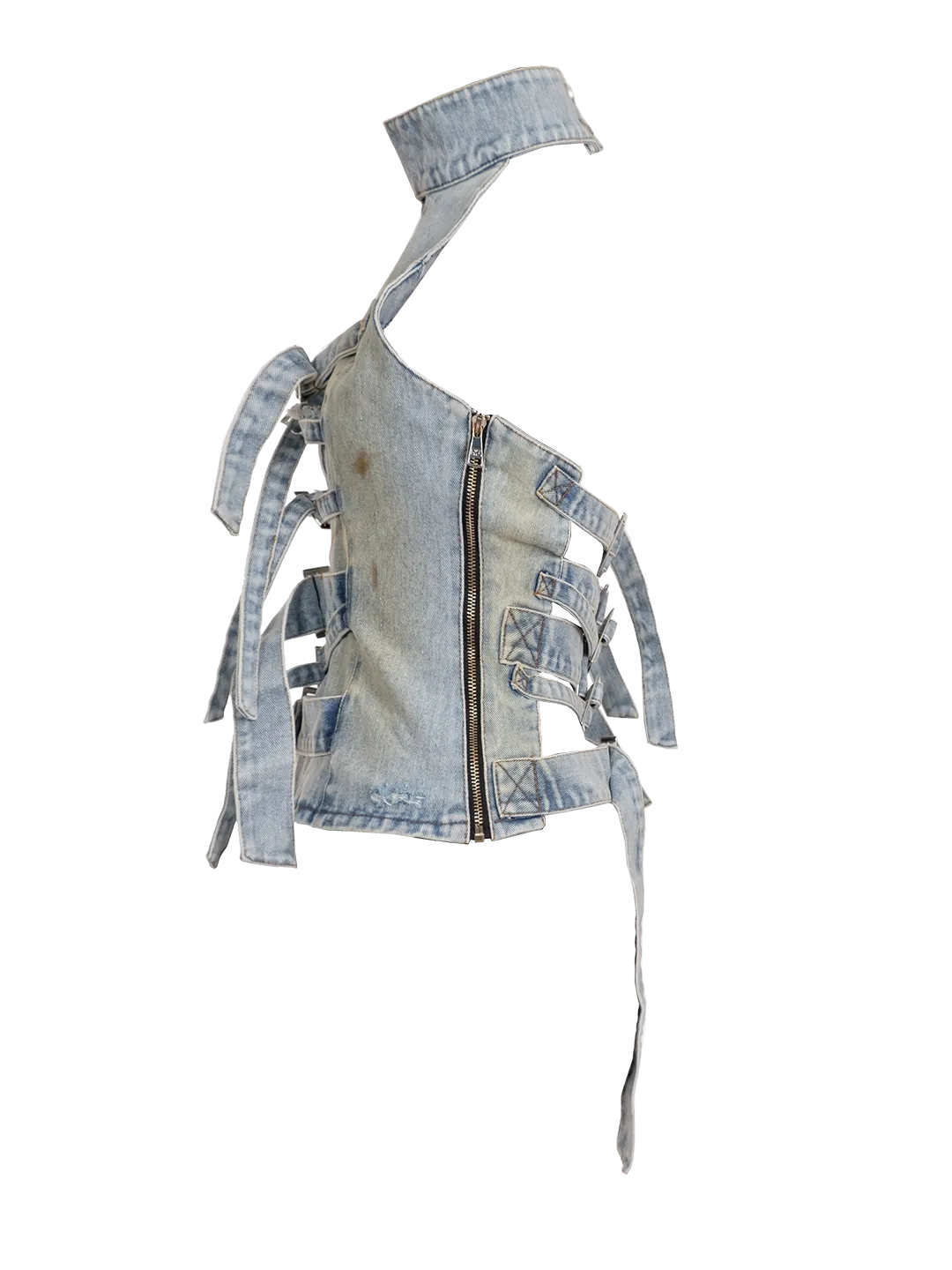TREATED STRAPPED-IN TOP