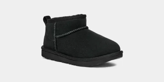 UGG CLASSIC ULTRA MINI Kids Classic Boots Black