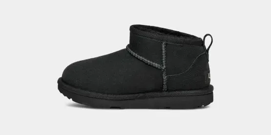 UGG CLASSIC ULTRA MINI Kids Classic Boots Black