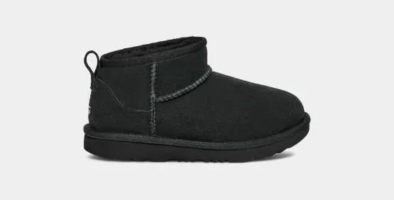 UGG CLASSIC ULTRA MINI Kids Classic Boots Black