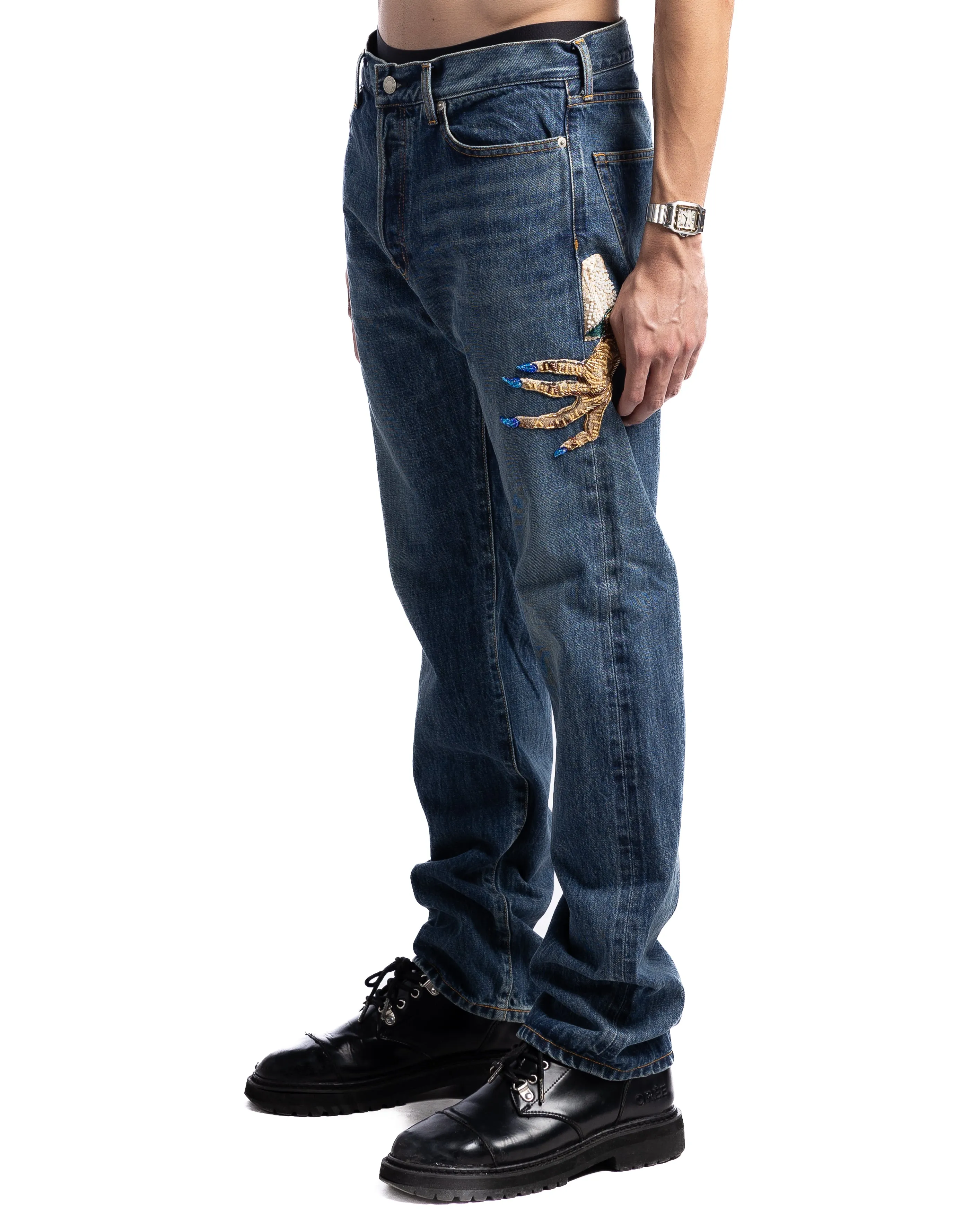 Undercover UC2C4509-2 Hand Jeans Indigo