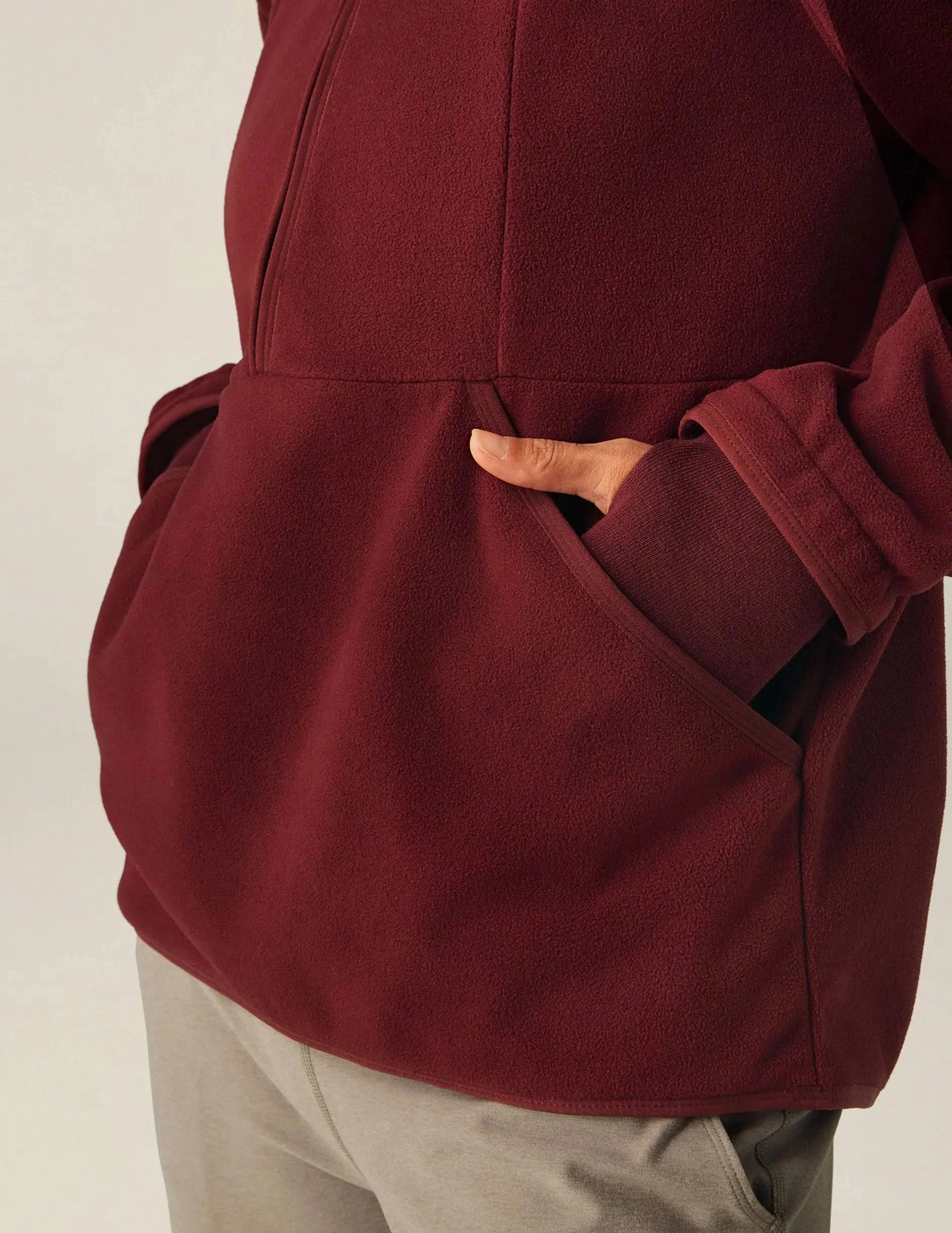 Urban Explorer Half Zip Pullover by Beyond Yoga | California Merlot