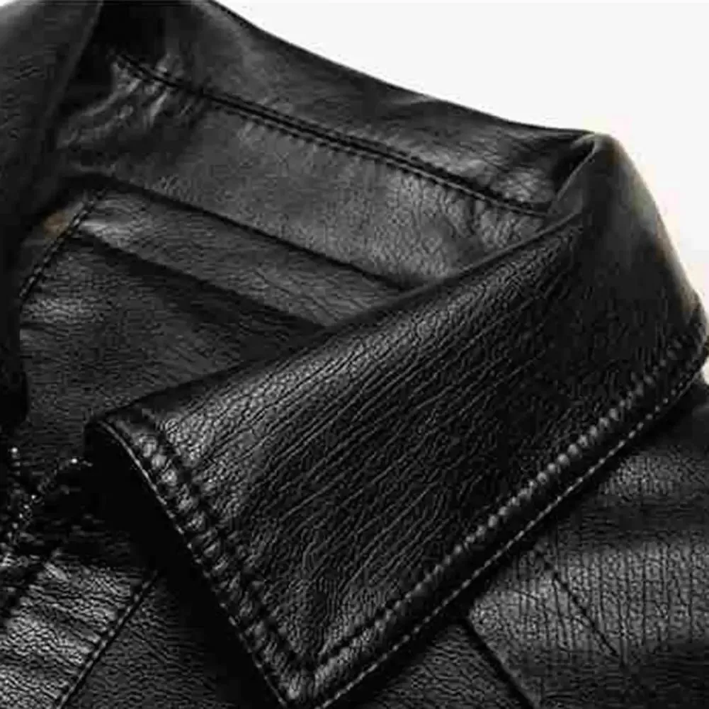 UrbanEdge Men's Slim Leather Blazer