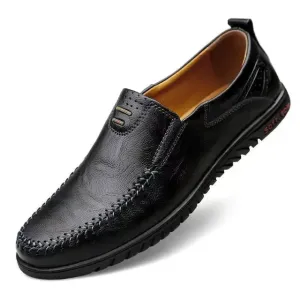 UrbanSteps Herren Casual Leder Slipper