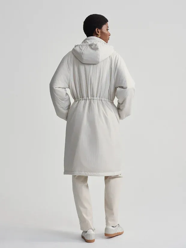 Varley Elle Light Padded Parka in Rainy Day