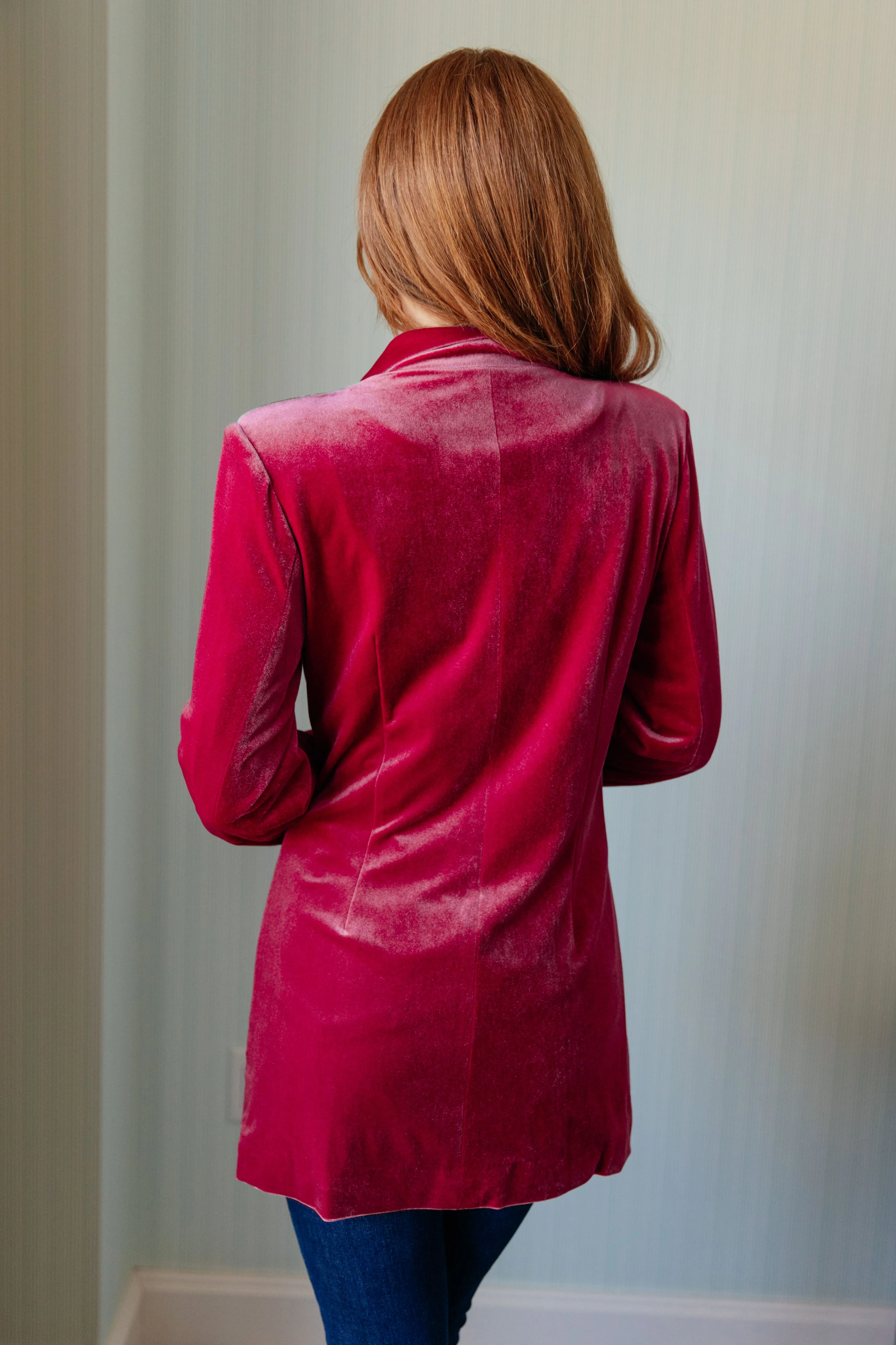 Verity Velvet Blazer (Ships in 2-3 Weeks)