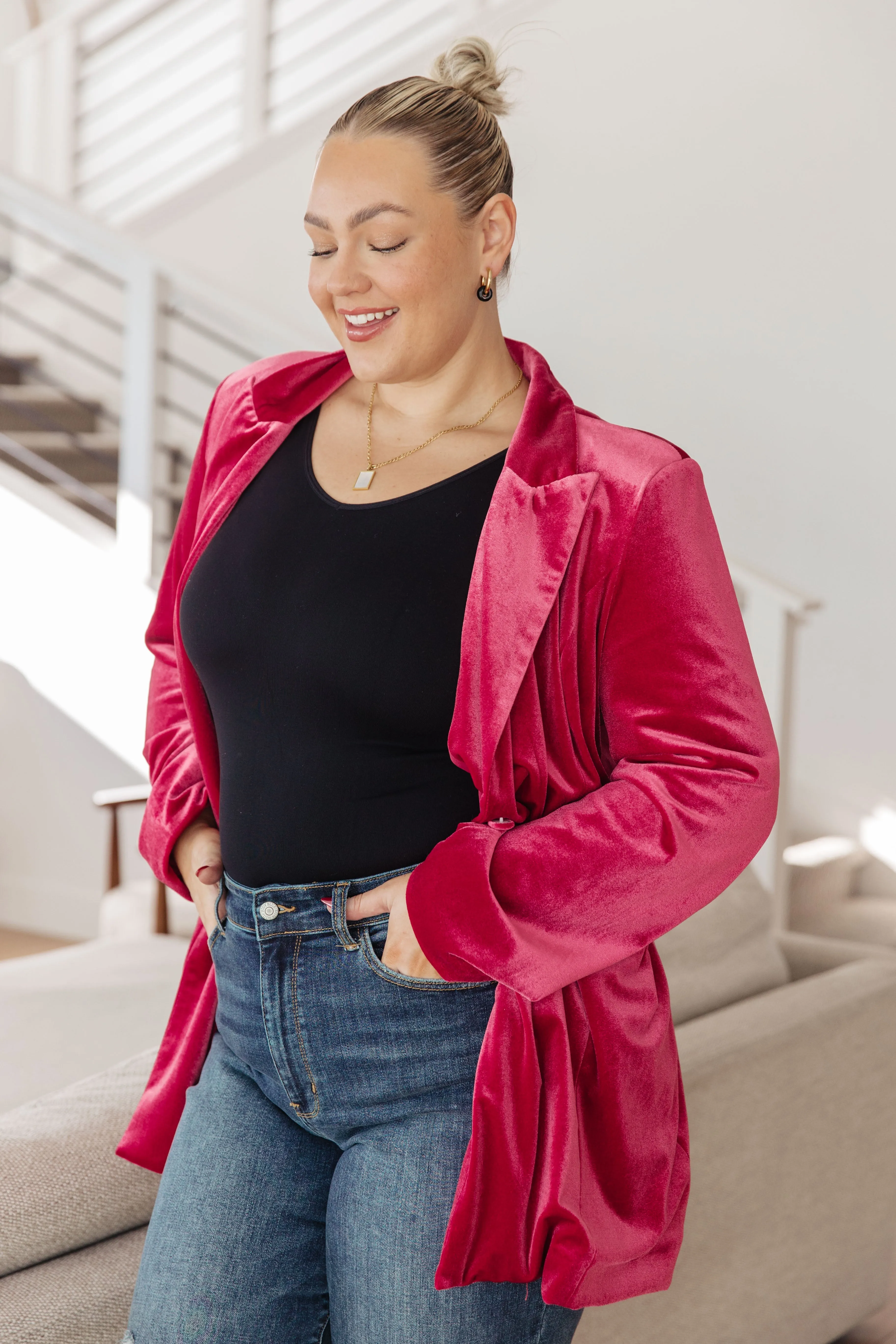 Verity Velvet Blazer (Ships in 2-3 Weeks)