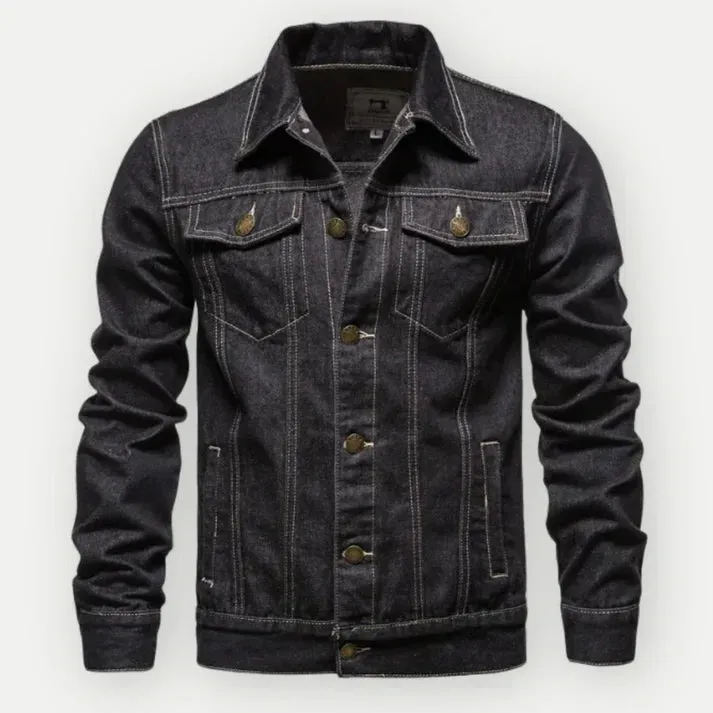 Victor Denim Trucker Jacket: Stylish Design