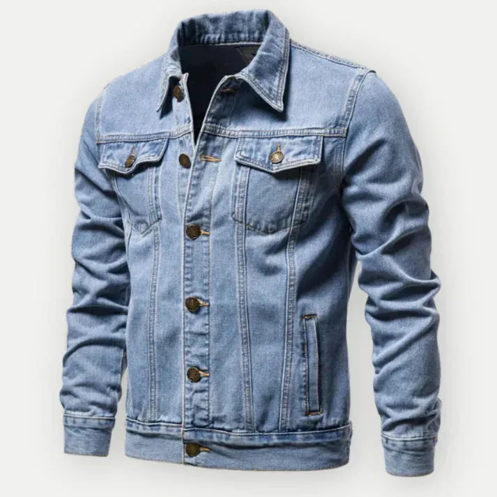 Victor Denim Trucker Jacket: Stylish Design