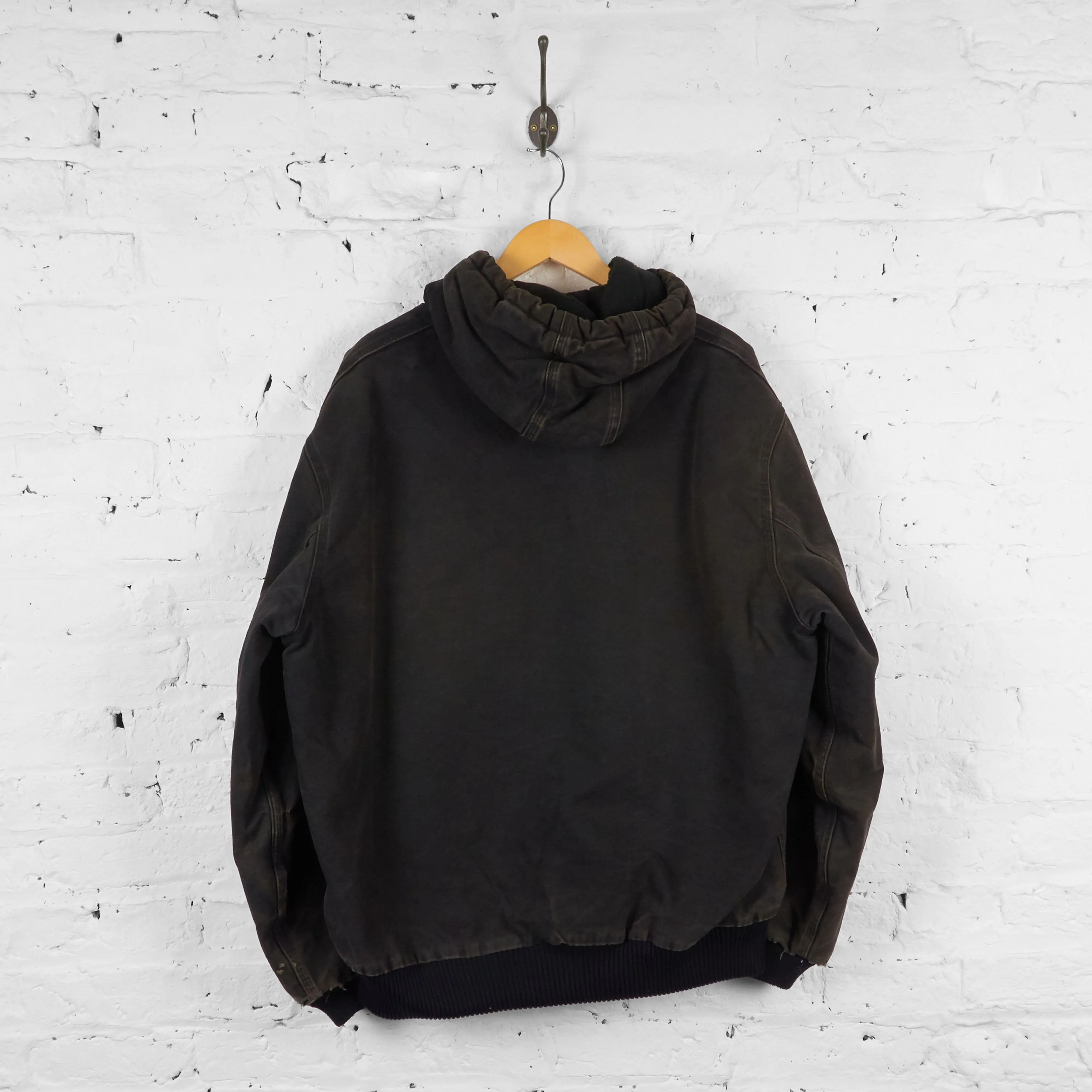 Vintage Carhartt Hooded Jacket - Black - XL