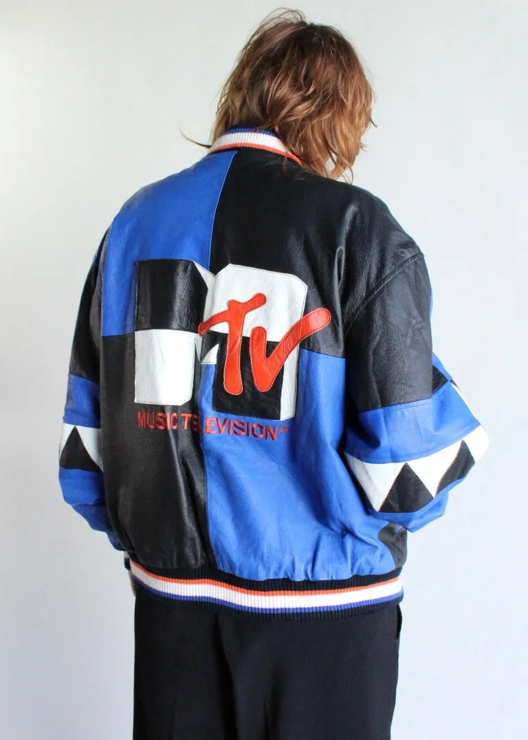 Vintage MTV Leather Jacket