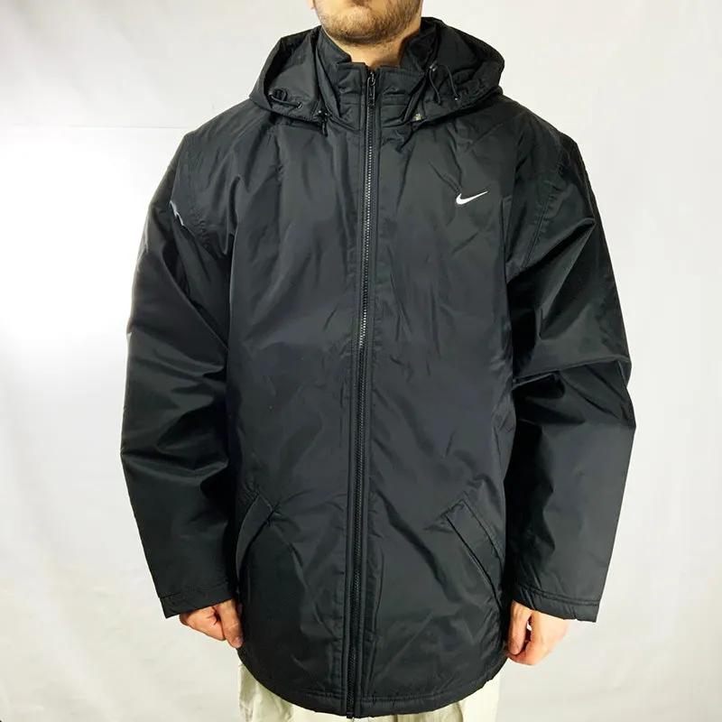 Vintage Nike Swoosh Jacket in Black