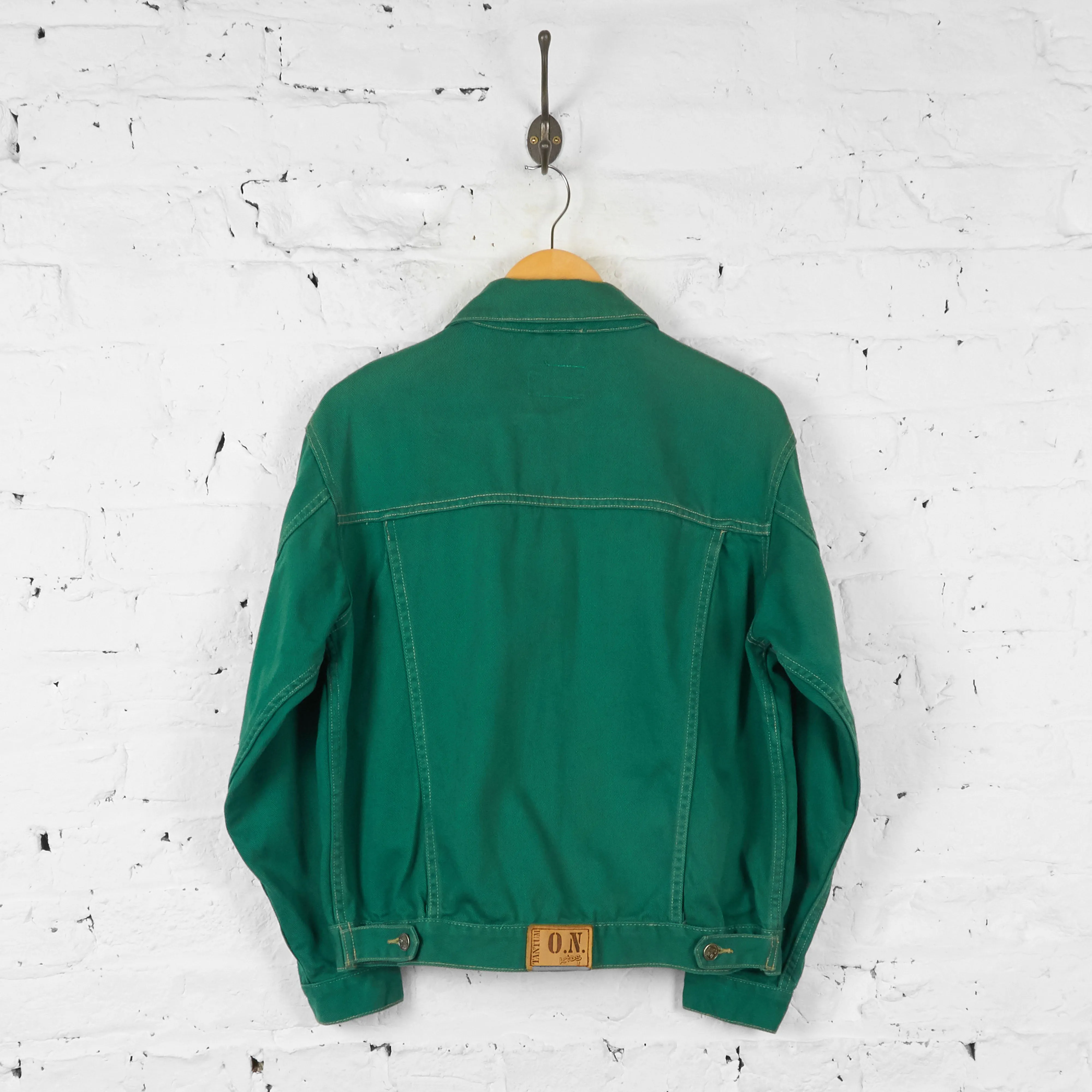 Vintage Youth Denim Jacket - Green - XL